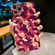 iPhone 13 Pro Max Precise Hole Camouflage Pattern PC Phone Case - Purple Brown