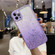 iPhone 13 Pro Max Starry Gradient Glitter Powder TPU Phone Case - Purple