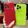 iPhone 13 Pro Max Jelly Glitter Solid Color TPU Phone Case - Red