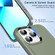 iPhone 13 Pro Double Solid Color Armor Phone Case - Grey