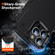 iPhone 13 Pro PC + TPU Shockproof Protective Phone Case - Black+Black