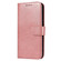 iPhone 13 Pro Calf Texture Buckle Horizontal Flip Leather Case with Holder & Card Slots & Wallet - Rose Gold