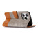iPhone 13 Pro Splicing Leather Phone Case - Grey iPhone 13 Pro Splicing Leather Phone Case - Grey