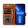 iPhone 13 Pro Splicing Leather Phone Case - Green iPhone 13 Pro Splicing Leather Phone Case - Green