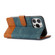 iPhone 13 Pro Splicing Leather Phone Case - Green