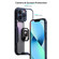 iPhone 13 Pro Armor Shockproof Magnetic Ring Phone Case - Red