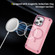 iPhone 13 Pro Skin Feel TPU + PC MagSafe Magnetic Phone Case - Transparent Pink