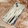 iPhone 13 Pro Electroplating Water Ripple TPU Phone Case - Silver