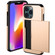 iPhone 13 Pro Shockproof Armor Protective Case with Slide Card Slot - Gold