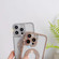 iPhone 13 Pro Electroplated Diamond Phone Case - Rose Gold