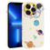iPhone 13 Pro Hug Moon Astronaut Pattern TPU Phone Case - White