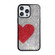 iPhone 13 Pro Love Heart Diamond TPU Phone Case - Silver