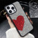 iPhone 13 Pro Love Heart Diamond TPU Phone Case - Silver