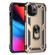 iPhone 13 Pro Shockproof TPU + PC Protective Case with 360 Degree Rotating Holder - Gold