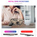iPhone 13 Pro Shockproof TPU + PC Protective Case with 360 Degree Rotating Holder - Gold