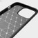 iPhone 13 Pro Brushed Texture Carbon Fiber TPU Case - Black