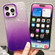 iPhone 13 Pro Double Sided IMD Gradient Glitter PC Phone Case - Black