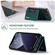 iPhone 13 Pro DG.MING M2 Series 3-Fold Card Bag Shockproof Case with Wallet & Holder Function - Green