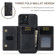 iPhone 13 Pro DG.MING M2 Series 3-Fold Card Bag Shockproof Case with Wallet & Holder Function - Black
