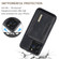 iPhone 13 Pro DG.MING M2 Series 3-Fold Card Bag Shockproof Case with Wallet & Holder Function - Black