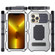 iPhone 13 Pro Camshield Shockproof Life Waterproof Dustproof Metal Case with Holder - Silver