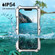 iPhone 13 Pro Camshield Shockproof Life Waterproof Dustproof Metal Case with Holder - Silver