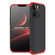 iPhone 13 Pro GKK Three Stage Splicing Full Coverage PC Phone Case - Black Red