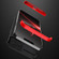 iPhone 13 Pro GKK Three Stage Splicing Full Coverage PC Phone Case - Black Red