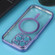 iPhone 13 Pro MagSafe Electroplating Straight TPU Phone Case - Purple