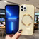 iPhone 13 Pro CD Texture MagSafe TPU Phone Case - Transparent Dark Blue