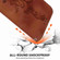 iPhone 13 Pro Lily Embossed Leather Phone Case - Brown