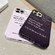 iPhone 13 Pro Painted Pattern PC Phone Case - Alphabet Black