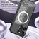 iPhone 13 Pro MagSafe HD Spring Buckle Metal Phone Case - Silver