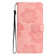 iPhone 13 Pro Flower Embossing Pattern Leather Phone Case - Pink
