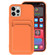 iPhone 13 Pro TPU + Flannel Lining Shockproof Case with Card Slots - Orange