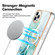 iPhone 13 Pro Marble Pattern Dual-side IMD Magsafe TPU Phone Case - Green 003