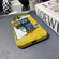iPhone 13 Pro Precise Hole Oil Painting Pattern PC Phone Case - Evening Breeze