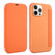 iPhone 13 Pro Skin Feel Horizontal Flip PU Leather Case with Holder & Card Slot - Orange