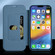 iPhone 13 Pro Skin Feel Horizontal Flip PU Leather Case with Holder & Card Slot - Orange