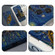iPhone 13 Pro Precise Hole Oil Painting Pattern PC Phone Case - Boating