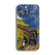 iPhone 13 Pro Precise Hole Oil Painting Pattern PC Phone Case - Train