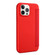 iPhone 13 Pro Skin Feel Horizontal Flip PU Leather Case with Holder & Card Slot - Red