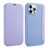 iPhone 13 Pro Skin Feel Horizontal Flip PU Leather Case with Holder & Card Slot - Taro Purple