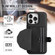 iPhone 13 Pro Shockproof Leather Phone Case with Card Holder - Black