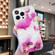 iPhone 13 Pro IMD Shell Pattern TPU Phone Case - Red Marble
