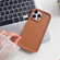 iPhone 13 Pro Shockproof Frame Frosted TPU Phone Case - Brown iPhone 13 Pro Shockproof Frame Frosted TPU Phone Case - Brown
