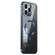 iPhone 13 Pro MagSafe Magnetic Stainless Steel Frame Transparent TPU Phone Case - Sierra Blue