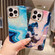 iPhone 13 Pro Colorful Crystal Ripple TPU Phone Case - Purple