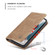 iPhone 13 Pro CaseMe-013 Multifunctional Retro Frosted Horizontal Flip Leather Case with Card Slot & Holder & Wallet - Brown