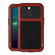 iPhone 13 Pro LOVE MEI Metal Shockproof Life Waterproof Dustproof Protective Phone Case - Red